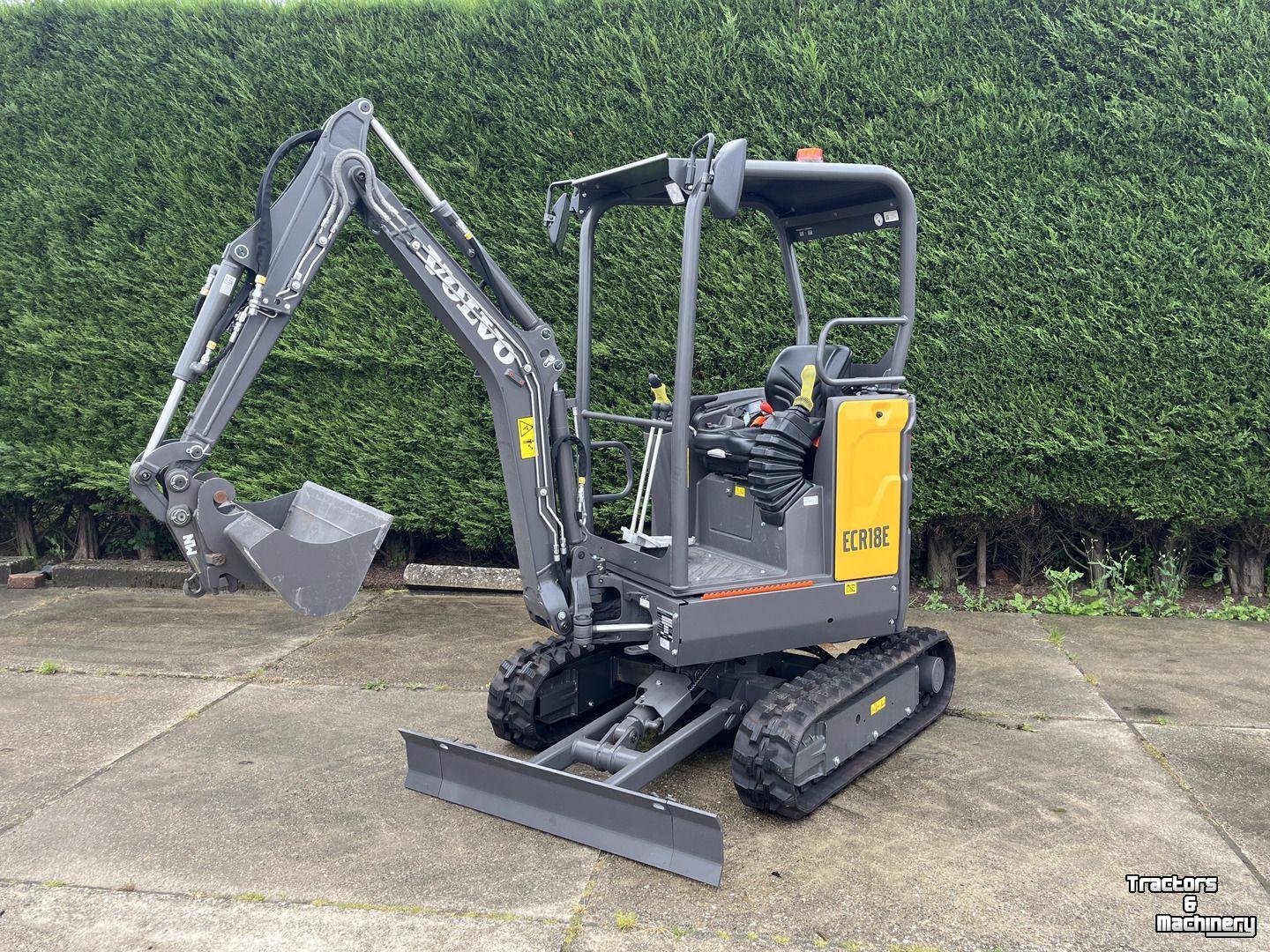 Mini-graver / Mini-graafmachine Volvo ECR 18E