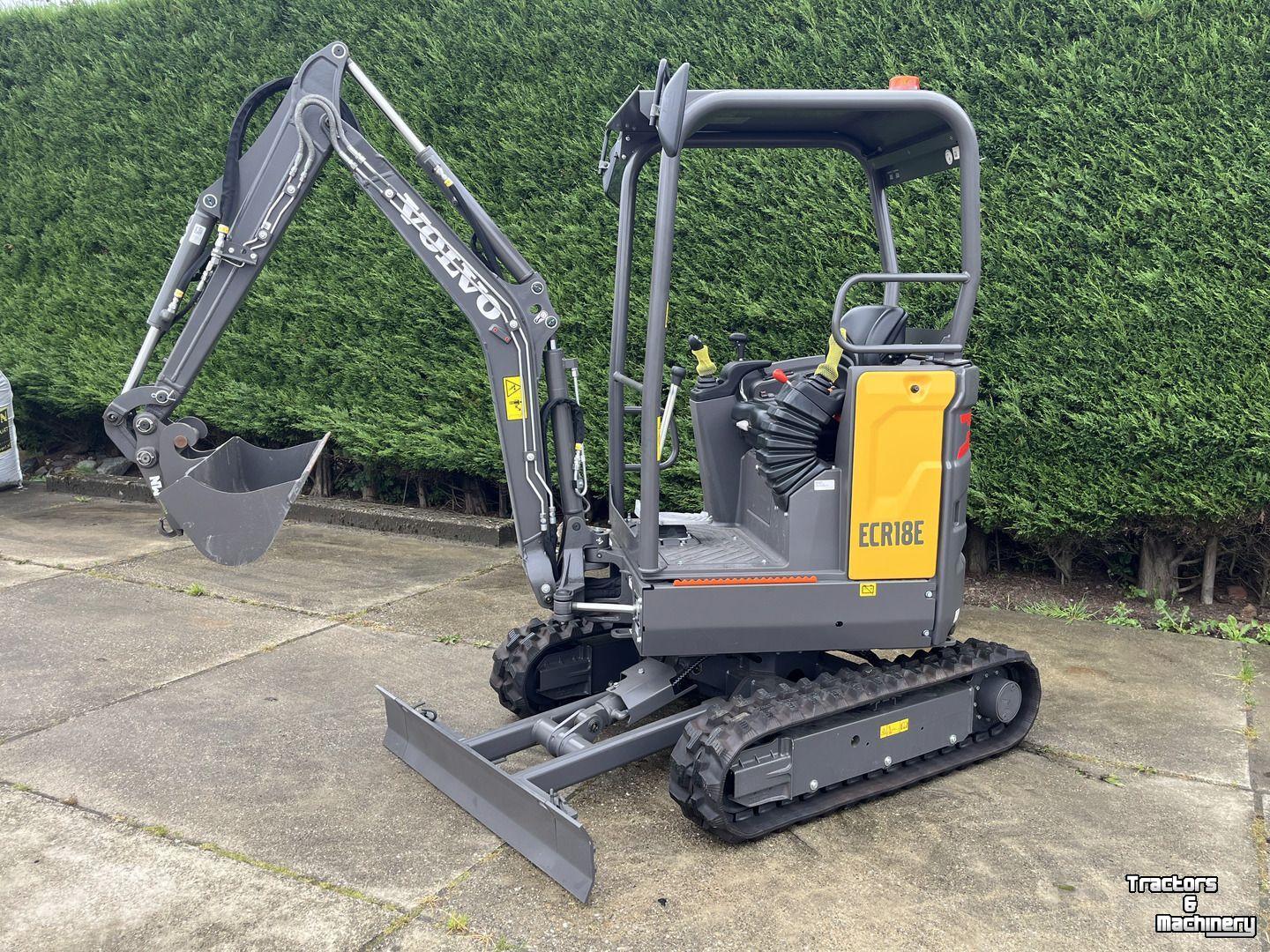 Mini-graver / Mini-graafmachine Volvo ECR 18E