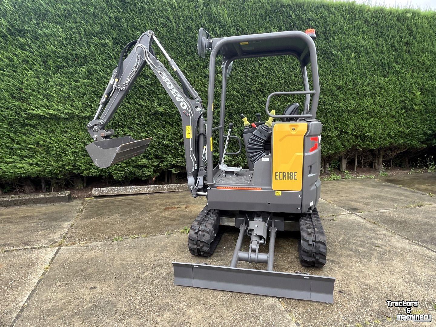 Mini-graver / Mini-graafmachine Volvo ECR 18E
