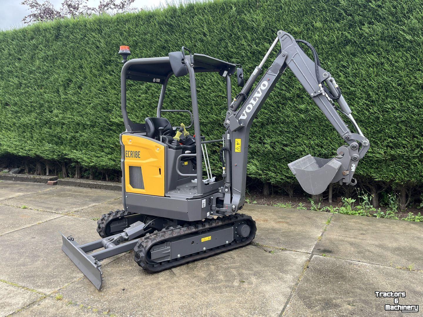 Mini-graver / Mini-graafmachine Volvo ECR 18E