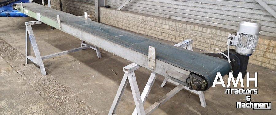 Transportband  4150X375 TRANSPORTBAND VLAKKE BAND FLAT BELT CONVEYOR BELT FLACHBAND FÖRDERBAND