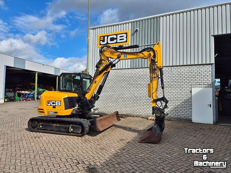 Mini-graver / Mini-graafmachine JCB 86 c2 TAB