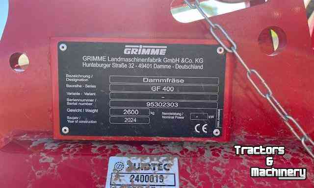 Pootmachine Grimme Prios 440 Pro Aardappelpoter + GF 400 Volleveldsfrees