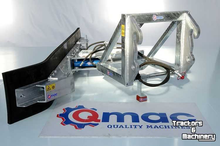 Overige Qmac Modulo Gummischiebers für Ställen 2100mm anbau JCB Quick Fit