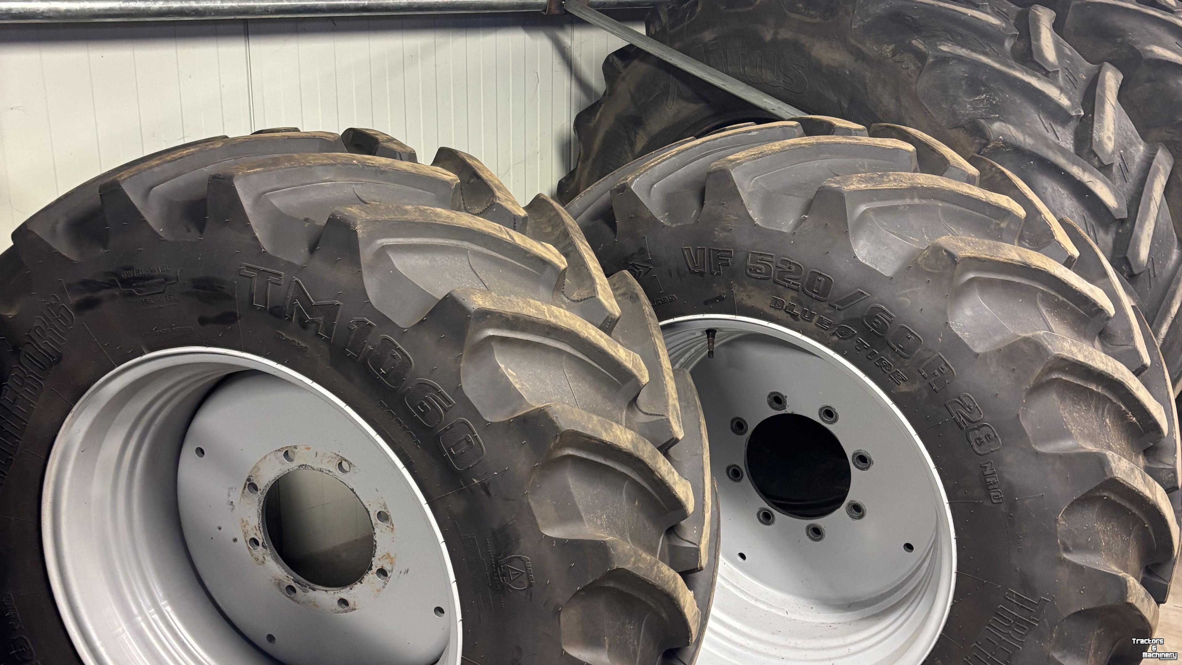 Wielen, Banden, Velgen & Afstandsringen Trelleborg TRELLEBORG VF 520/60R28 cpl wielen