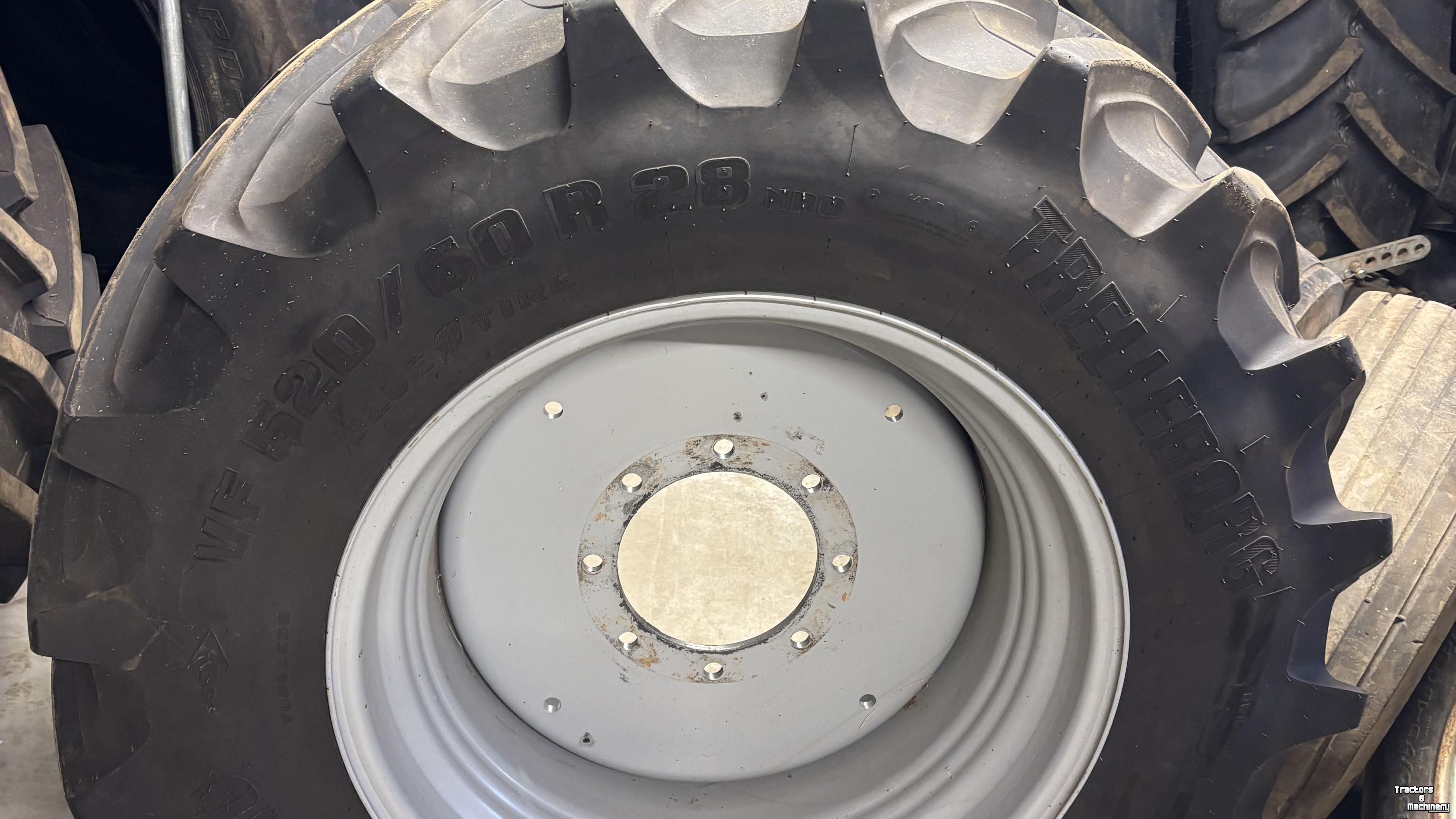 Wielen, Banden, Velgen & Afstandsringen Trelleborg TRELLEBORG VF 520/60R28 cpl wielen