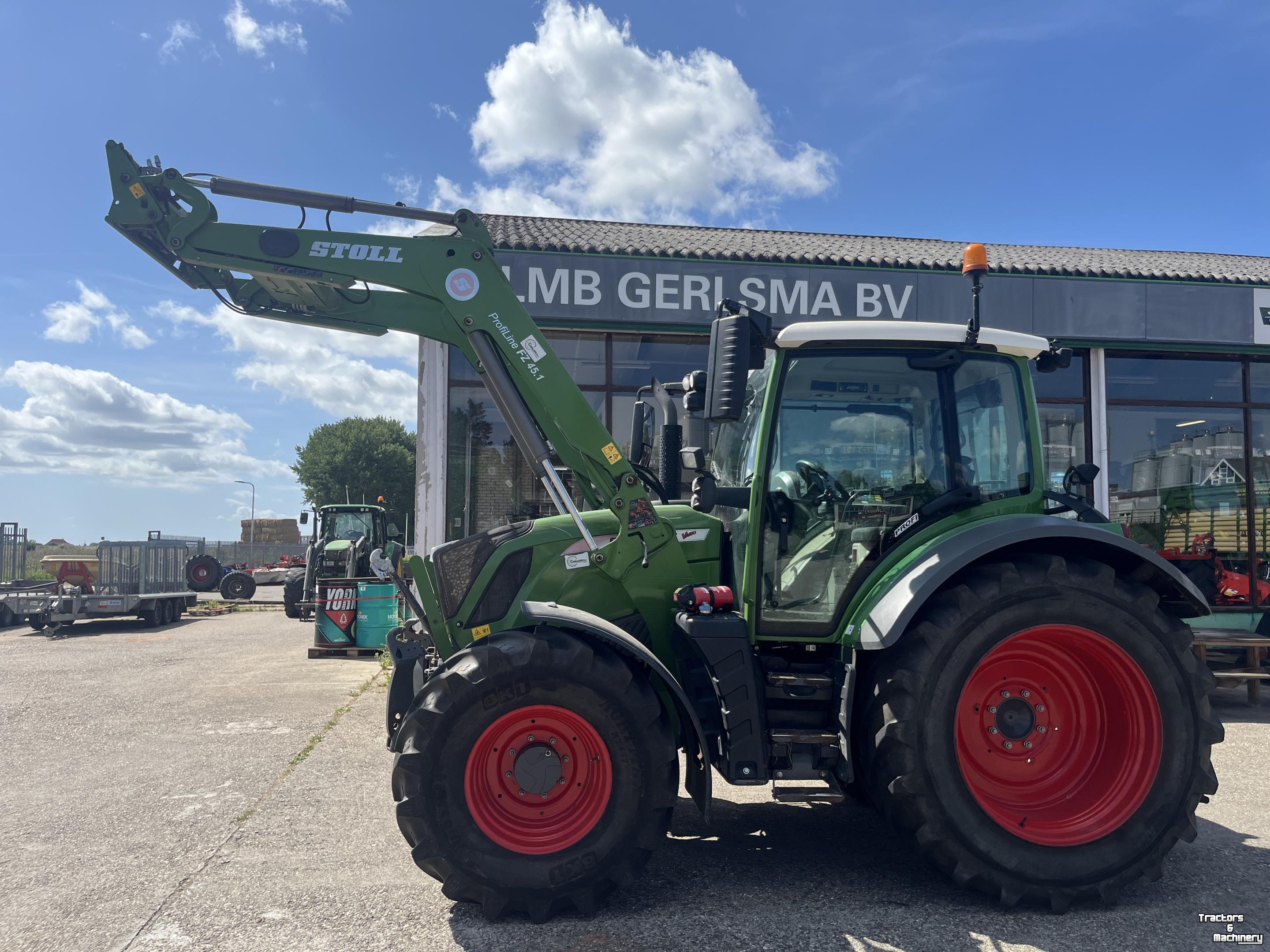 Tractor / Trekker Fendt 313 profi. + Stoll Fz 45,1