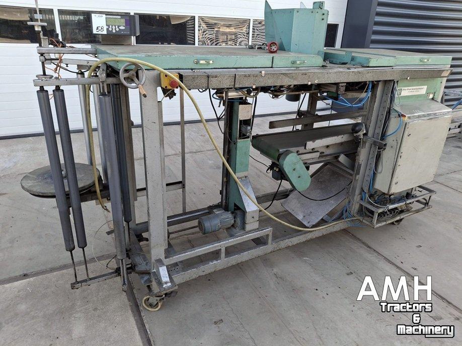 Overige inschuurmachines en toebehoren Pro-Pak HPS 720  Propak folie rol verpakkingsmachine, PE verpackungsmachine