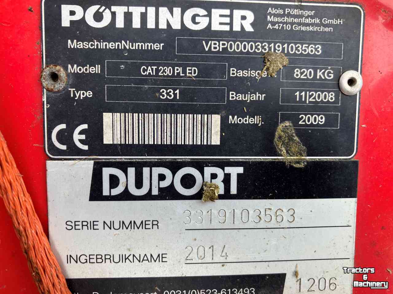 Maaier Pottinger CAT 230 PL ED