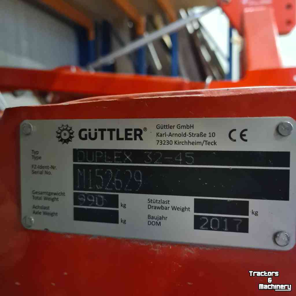 Zaaibed-combinatie / Zaaibedbereider Güttler Duplex 32-45