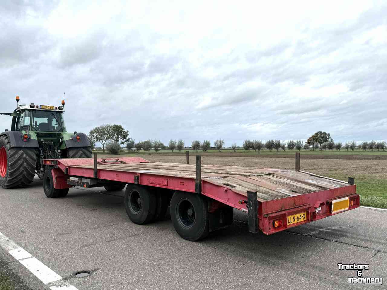 Dieplader / Aanhanger Midejo Goldhofer 3- asser dieplader met oprijplanken midejo
