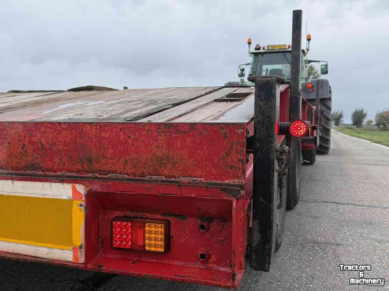 Dieplader / Aanhanger Midejo Goldhofer 3- asser dieplader met oprijplanken midejo