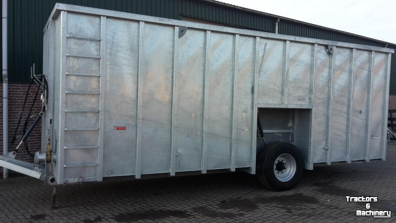 Mestcontainer  Gegalvaniseerde mestcontainer