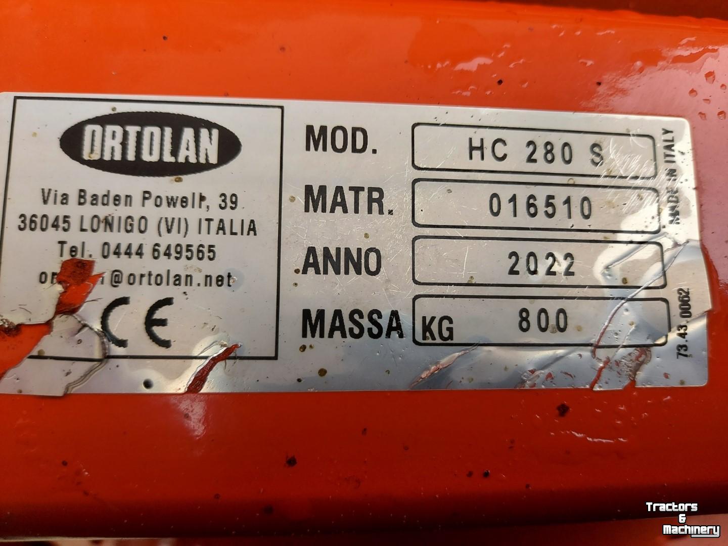 Grondfrees Ortolan HC280S