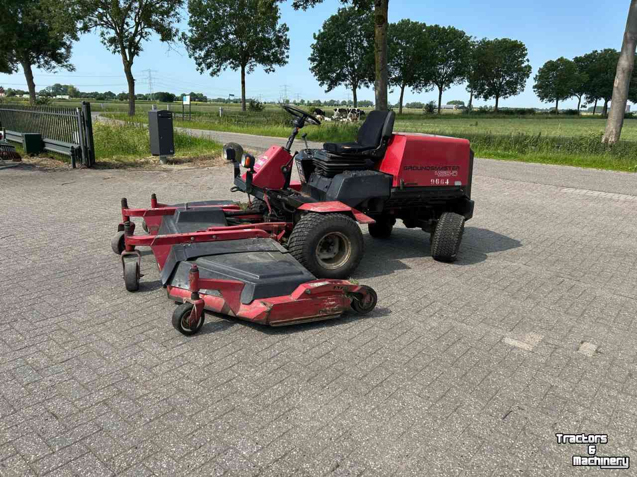 Zitmaaier Toro 455 D 3 deleige cirkelmaaier