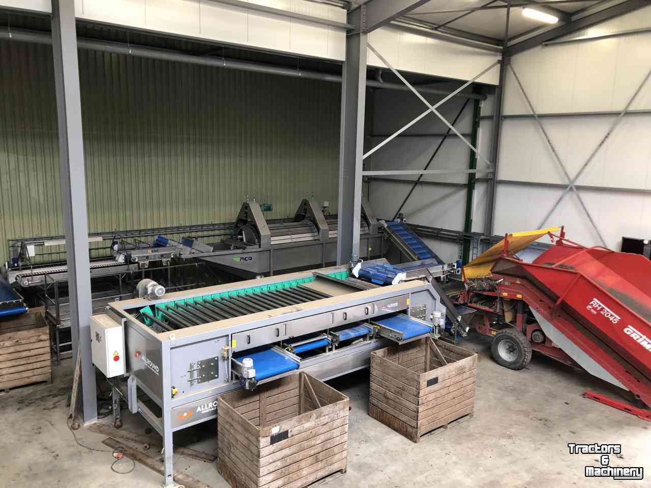 Overige reiniging- en veegmachines en toebehoren MCR Rvs trommelwasser drum washer waschanlage
