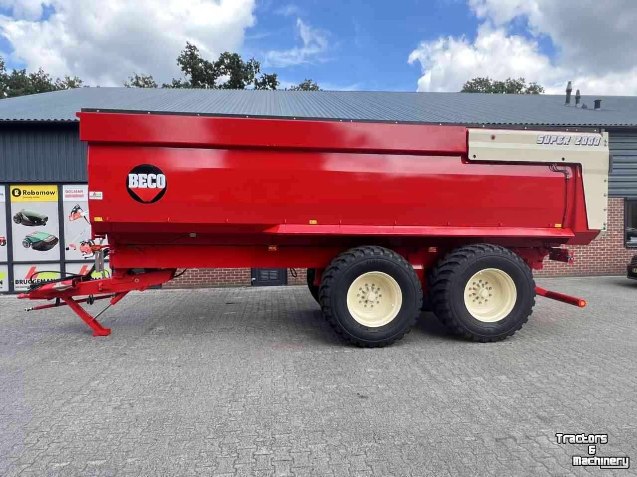 Kipper / Kiepwagen / Landbouwkipper Beco Super 2000