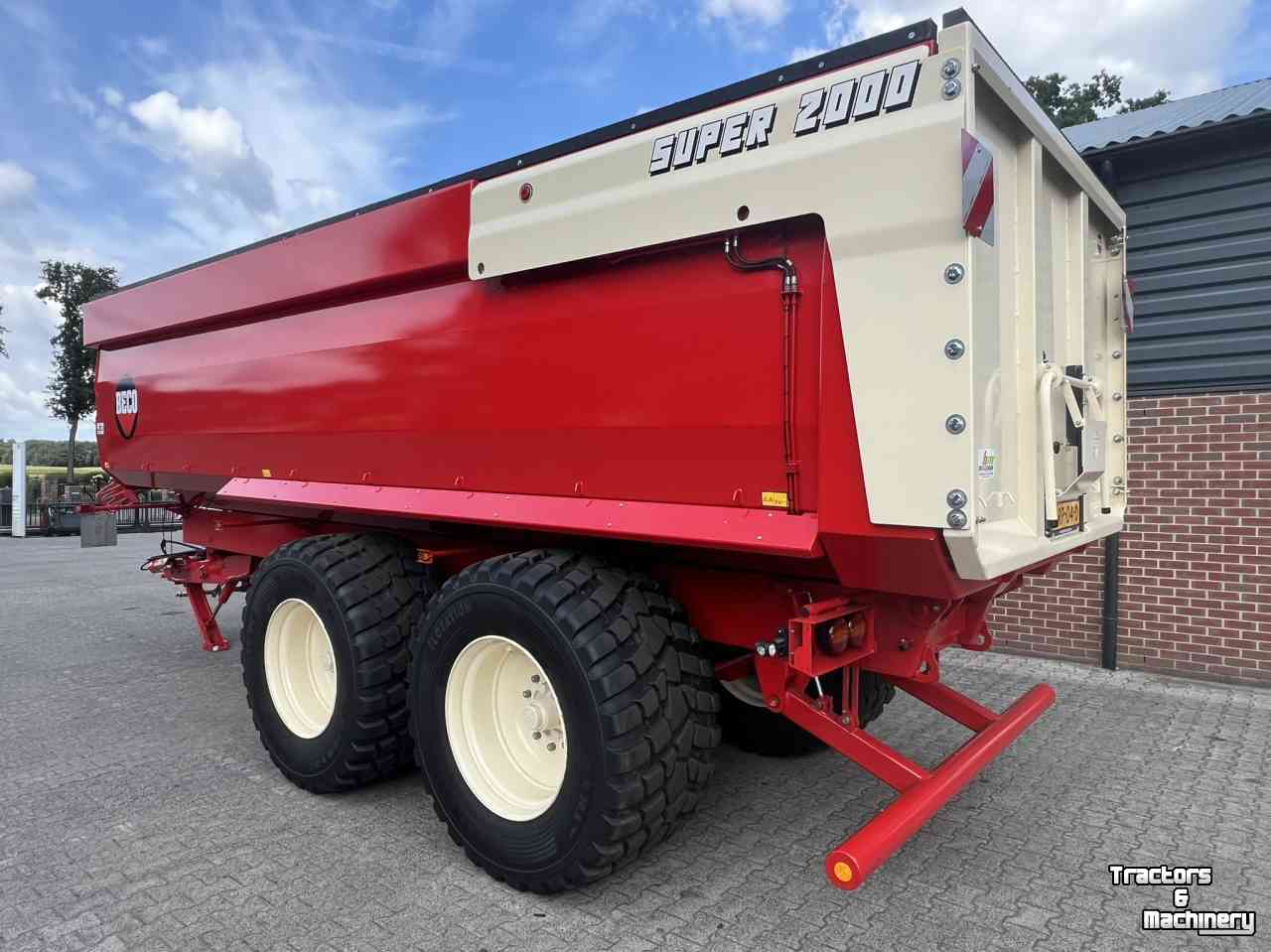 Kipper / Kiepwagen / Landbouwkipper Beco Super 2000
