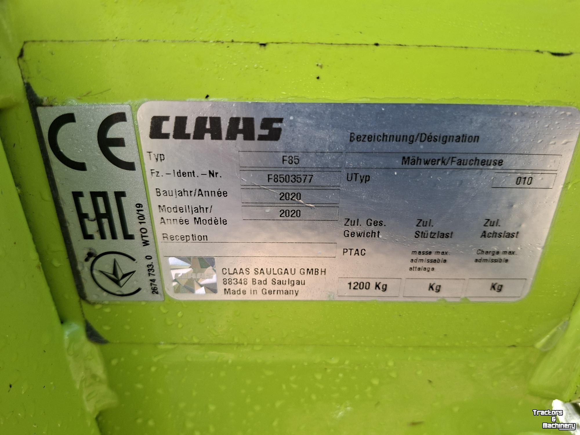 Maaier Claas DISCO 3200 C