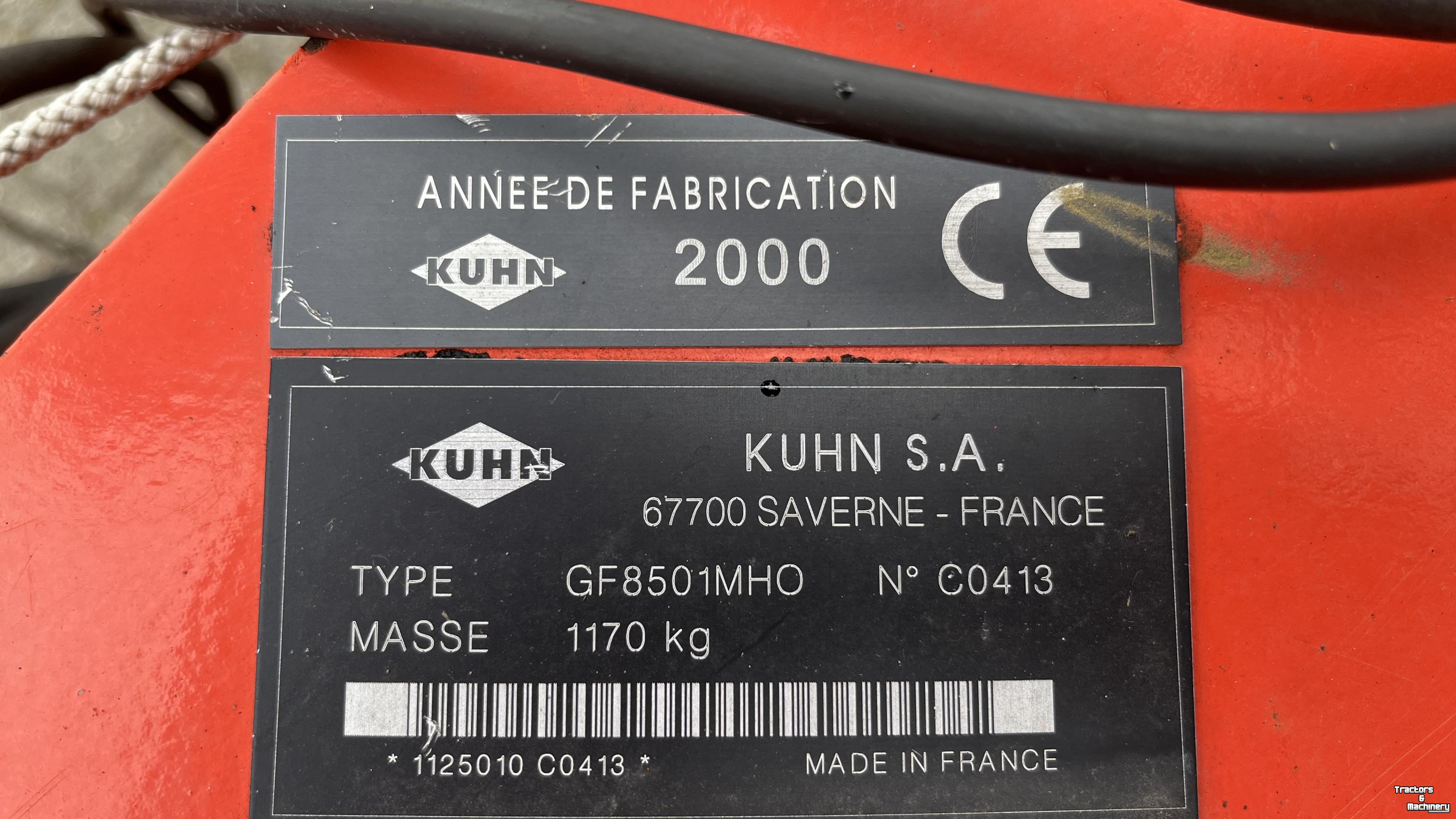 Schudder Kuhn GF 8501 MHO
