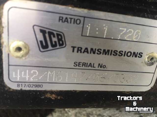 Diverse gebruikte onderdelen JCB 442/M6147 Transmissie 6 speed, 531 536 541 60 70 gearbox used parts