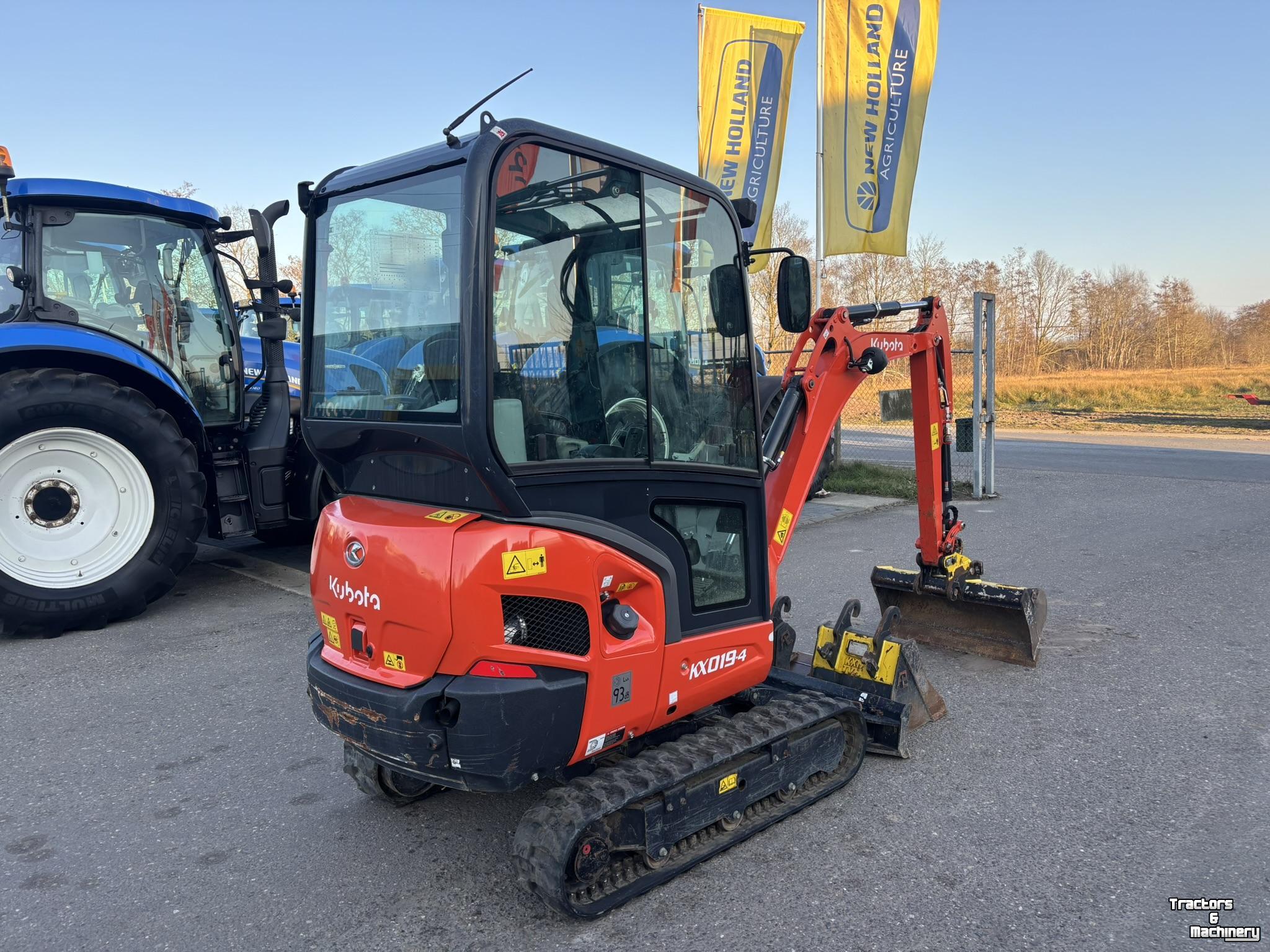 Bandenkraan / Graafmachine op wielen Kubota KUBOTA KX019-4