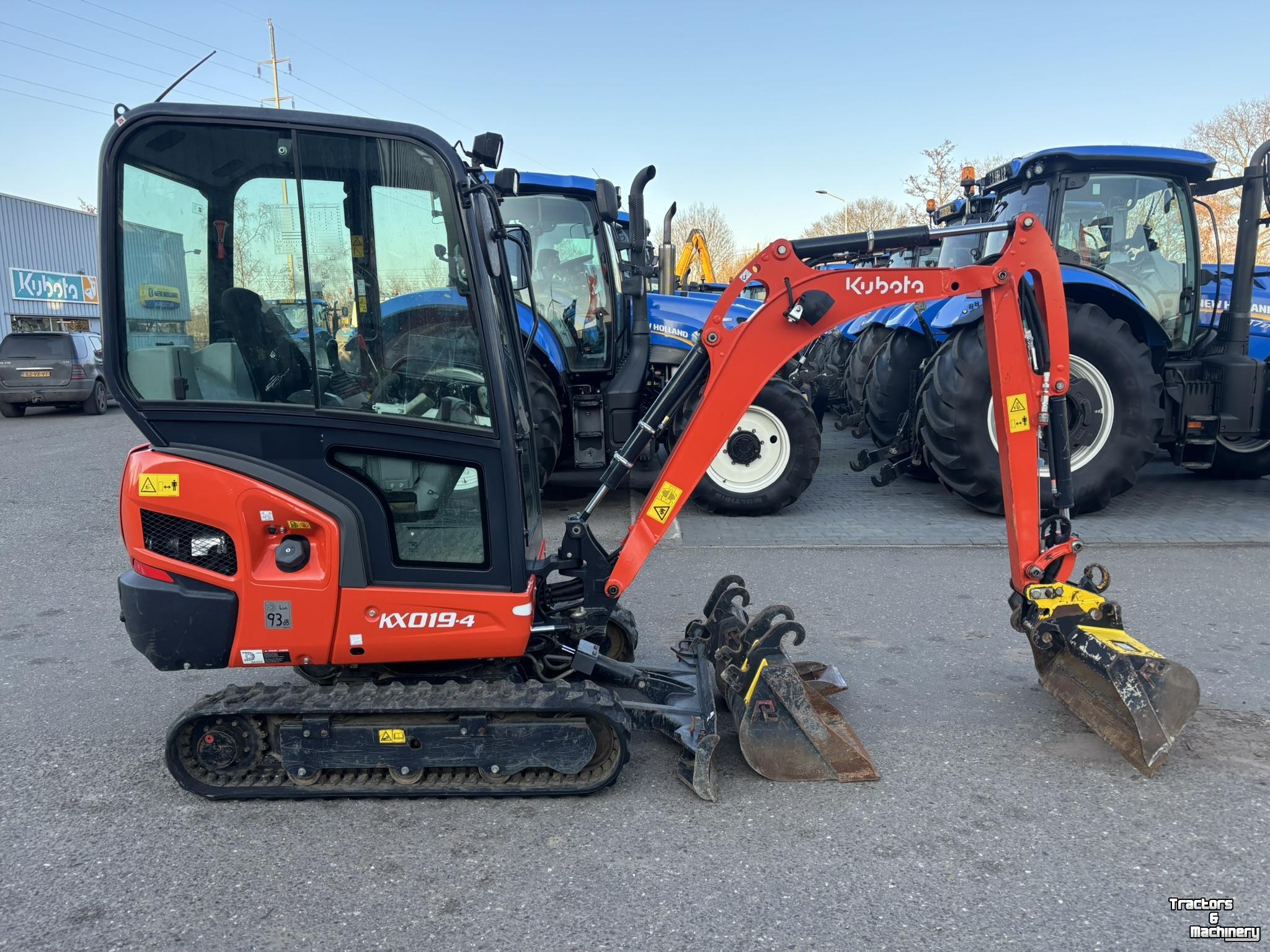 Bandenkraan / Graafmachine op wielen Kubota KUBOTA KX019-4