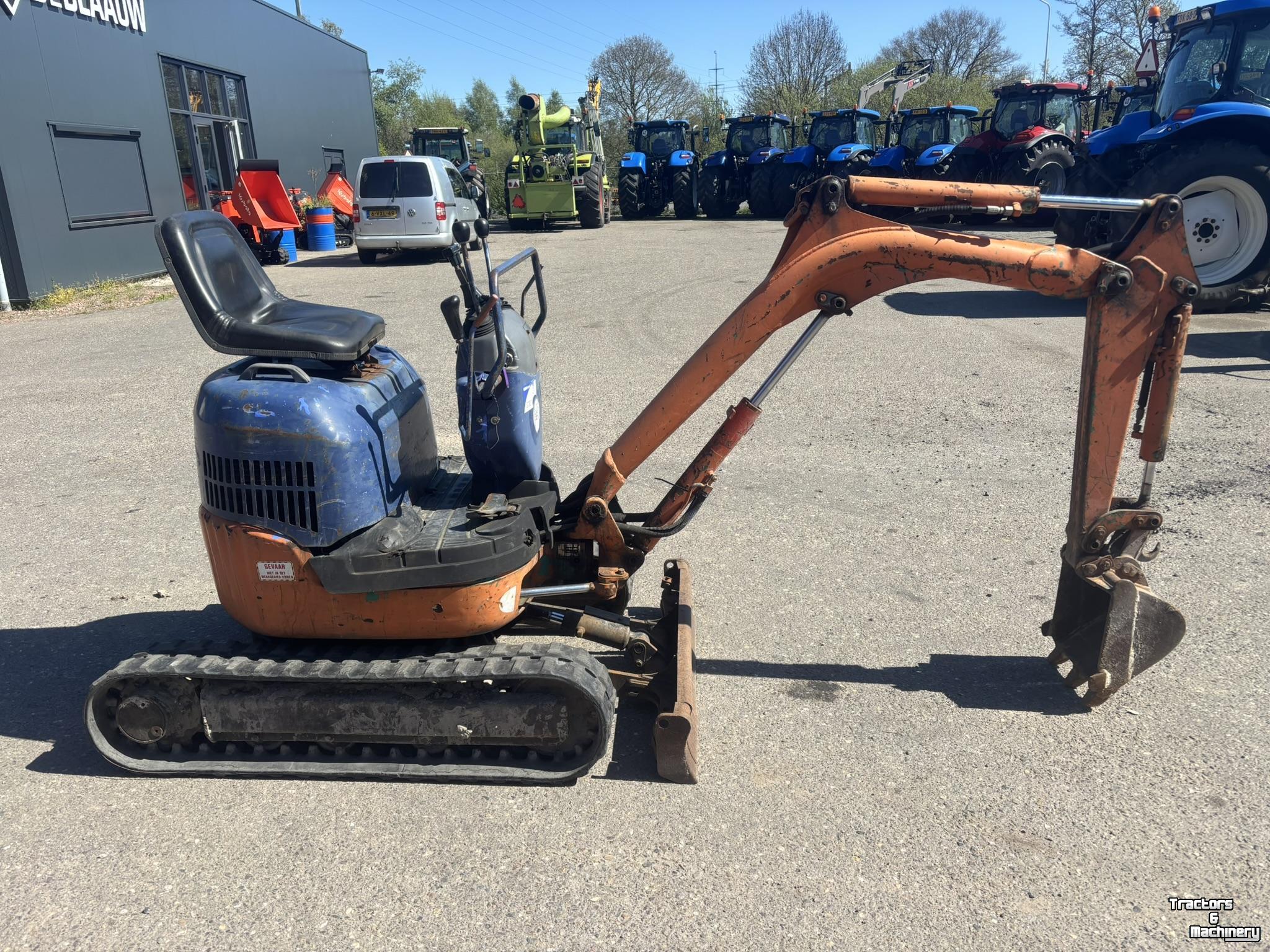 Bandenkraan / Graafmachine op wielen Komatsu PC10MR
