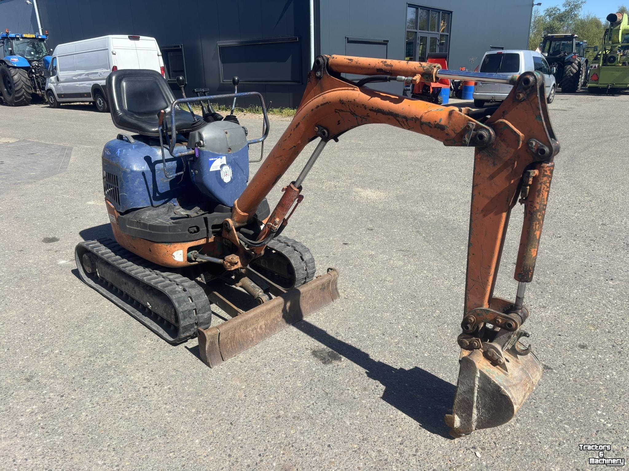 Bandenkraan / Graafmachine op wielen Komatsu PC10MR