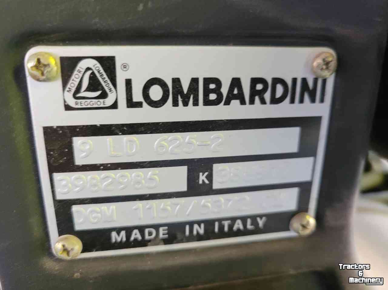 Stationare motor/pomp set Lombardini 9 ld 625-2