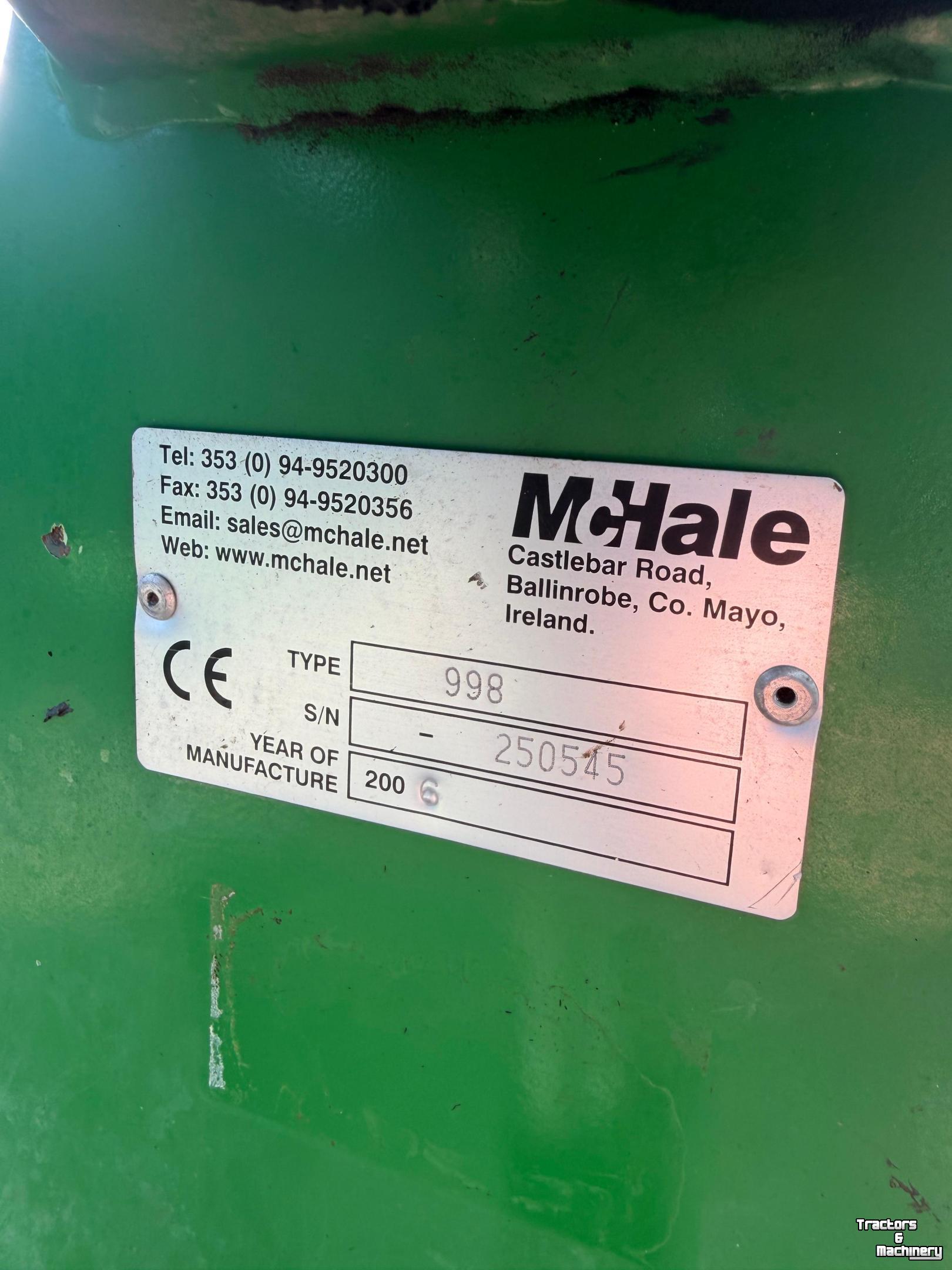 Wikkelaars McHale 998