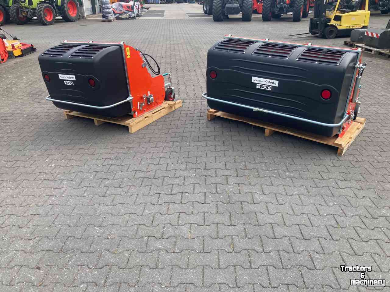 Graszodebeluchter Kubota Koala  1000 klepelmaaiers verticuteermachine leverbaar; 1000, 1200,1600