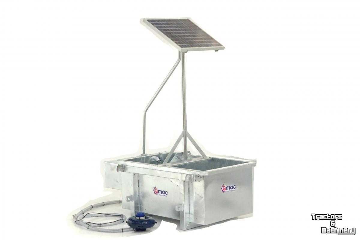 Water drinkbak - zonne energie Qmac Zonnedrinkbak waterdrinkbak op zonne energie