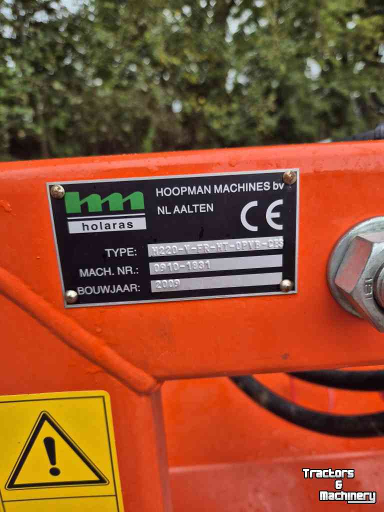 Veegmachine Holaras H220-V-FR-HT-OPVB