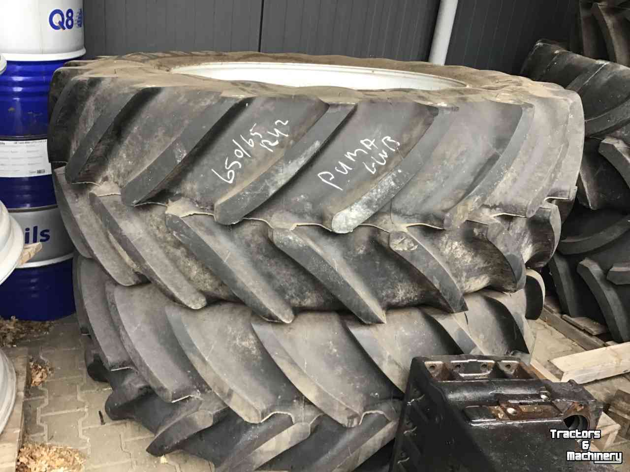Wielen, Banden, Velgen & Afstandsringen Michelin 650/65r42 met 10 gats velg 335mm hart