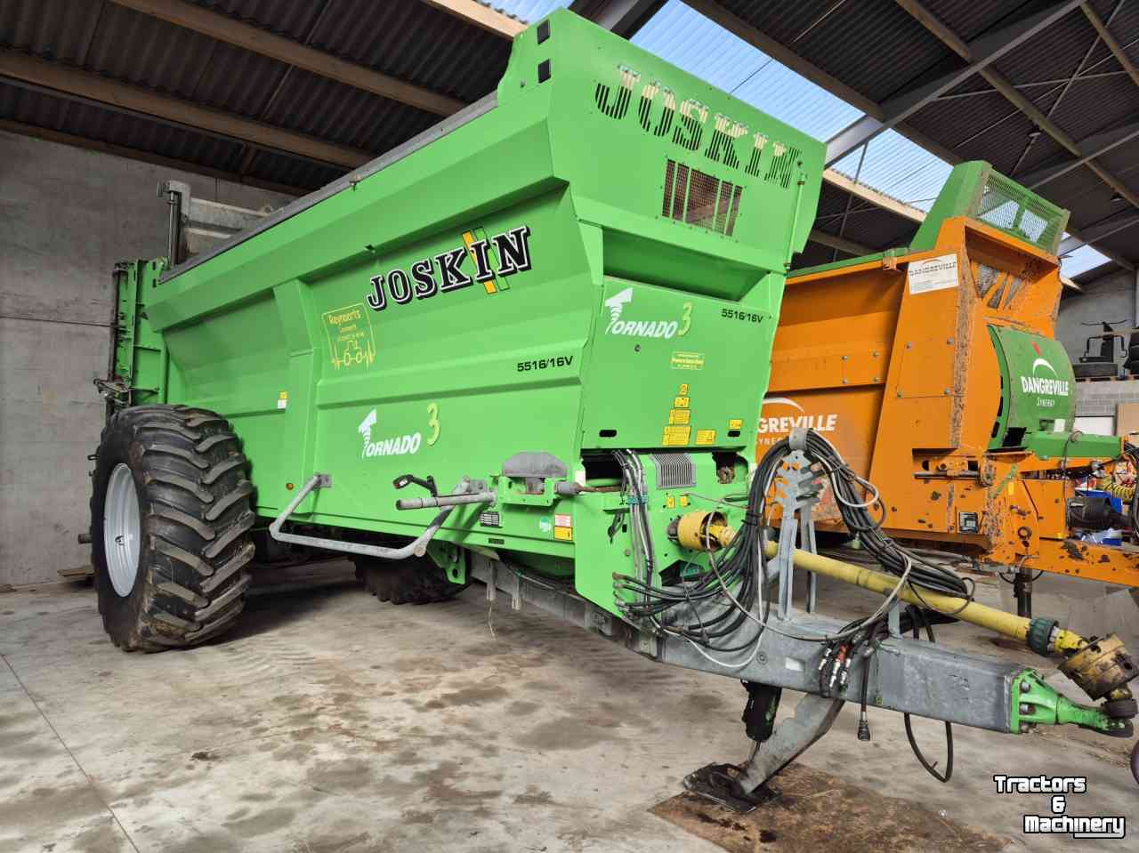 Mestverspreider / Stalmeststrooier Joskin Tornado 5516/16V