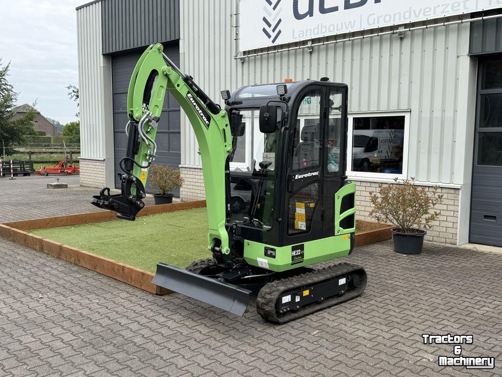 Graafmachine Eurotrac HE22-EV minigraver