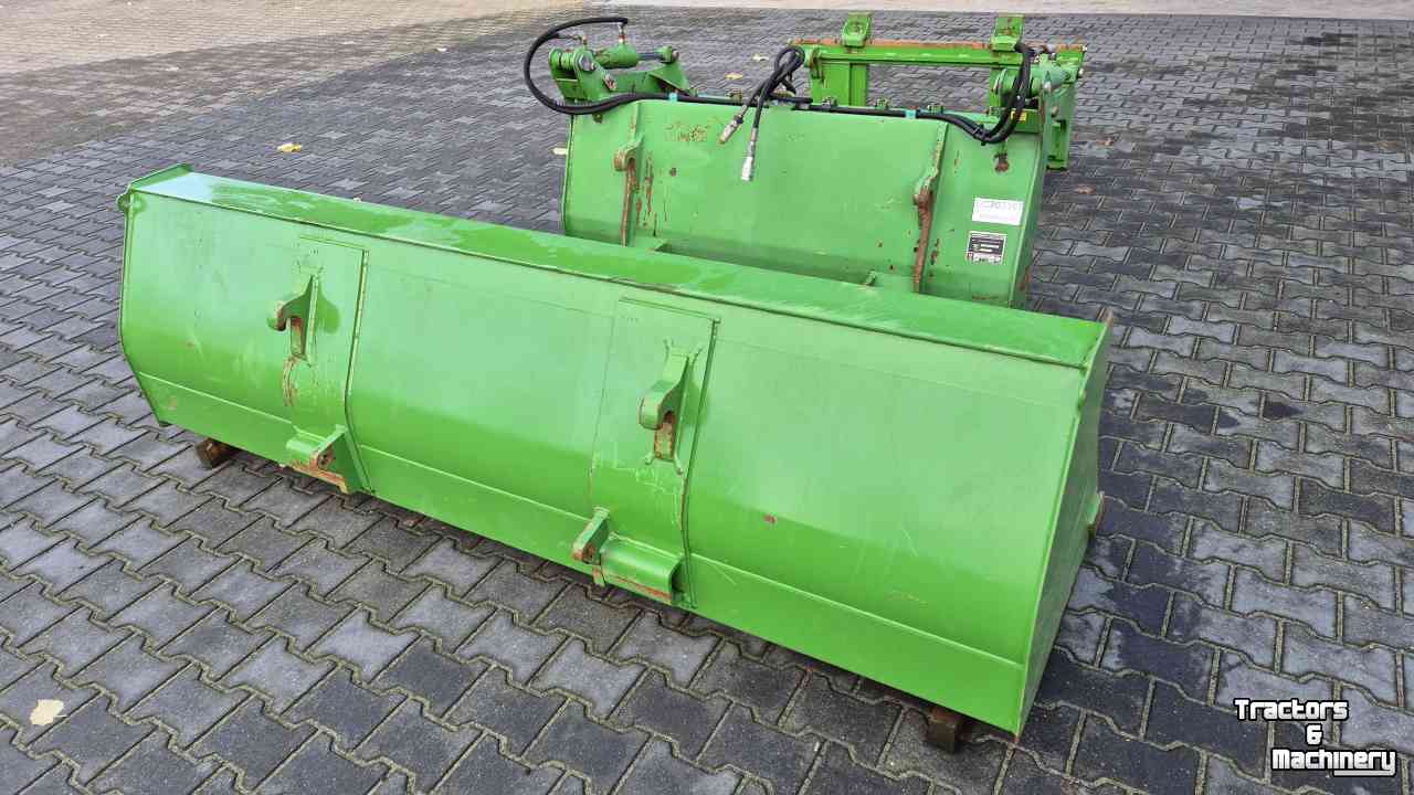 Voorladerbak John Deere Set van voorlader bak, mestgrijper en palletlepelbord, euro