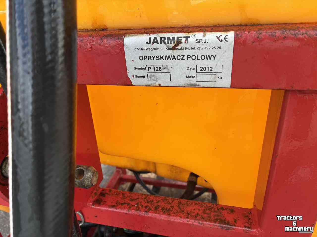 Gedragen Veldspuit  Jarmet type P128
