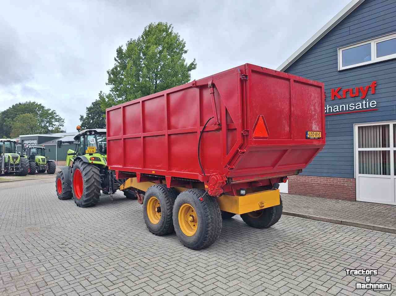 Kipper / Kiepwagen / Landbouwkipper Schuitemaker UTW 560 silagewagen zelfbouw