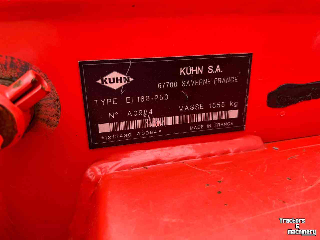 Grondfrees Kuhn EL162-250