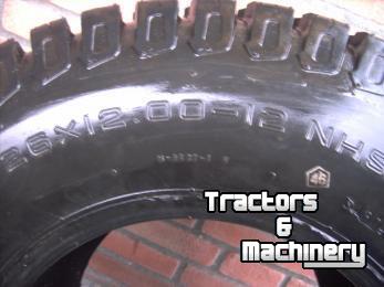 Wielen, Banden, Velgen & Afstandsringen Bridgestone 20x10.00-8