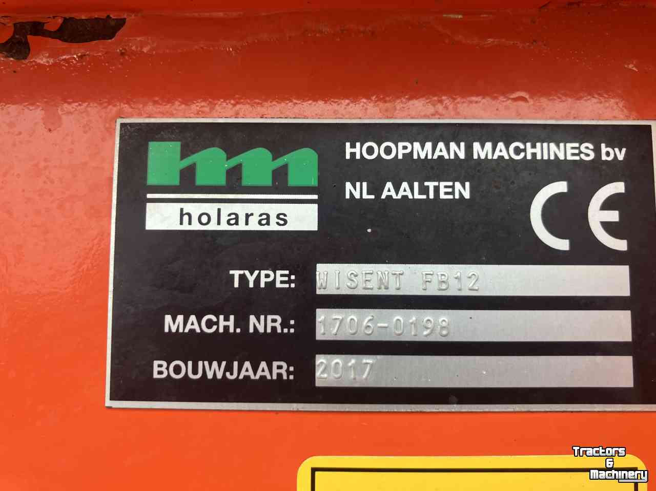 Voerverdeelwagen  / Voerdoseerwagen Holaras Wisent FB12