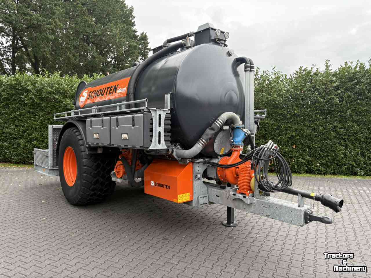 Mestsleepslang-systeem Schouten IDEAL PW120 pompwagen