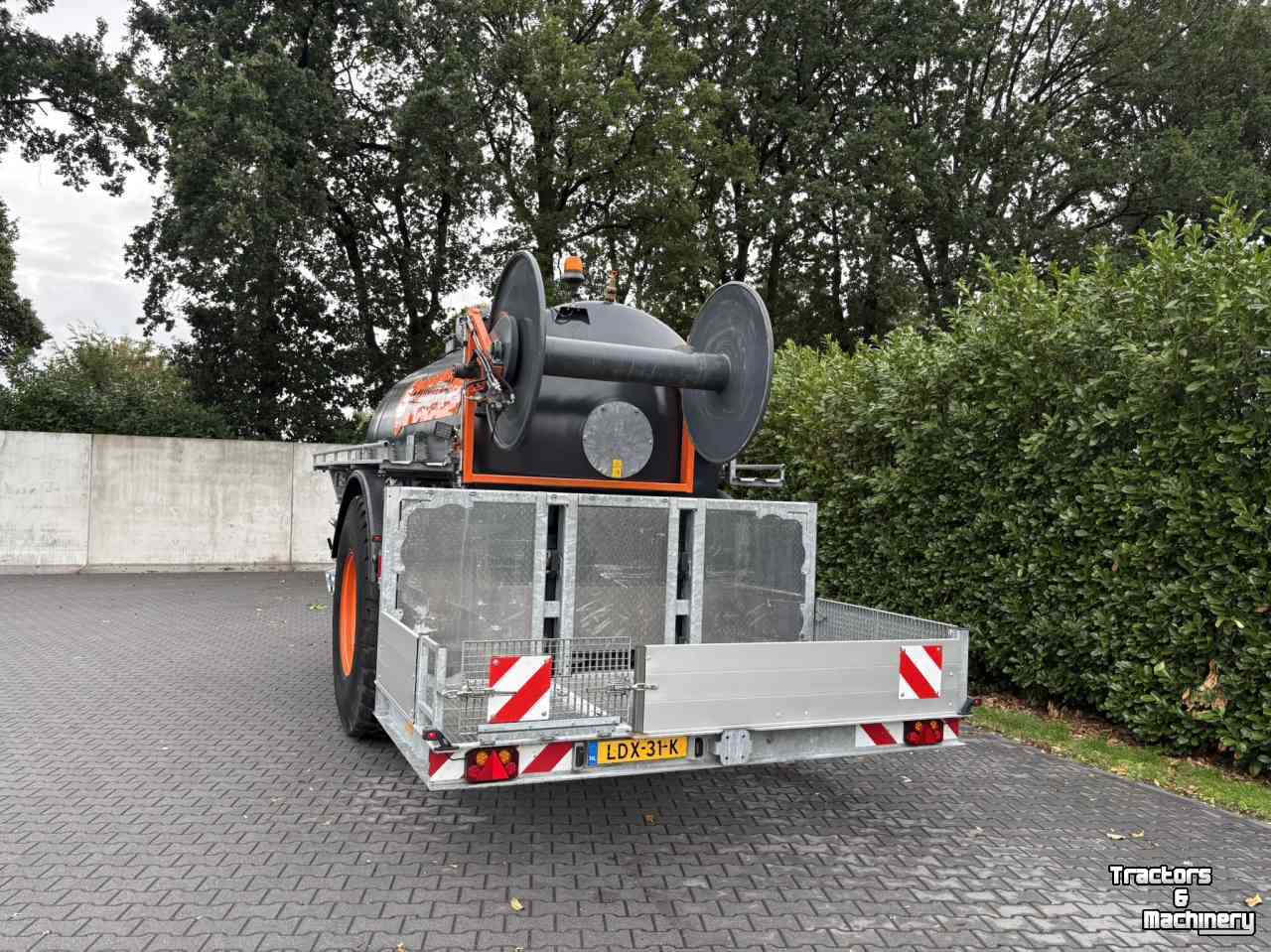 Mestsleepslang-systeem Schouten IDEAL PW120 pompwagen