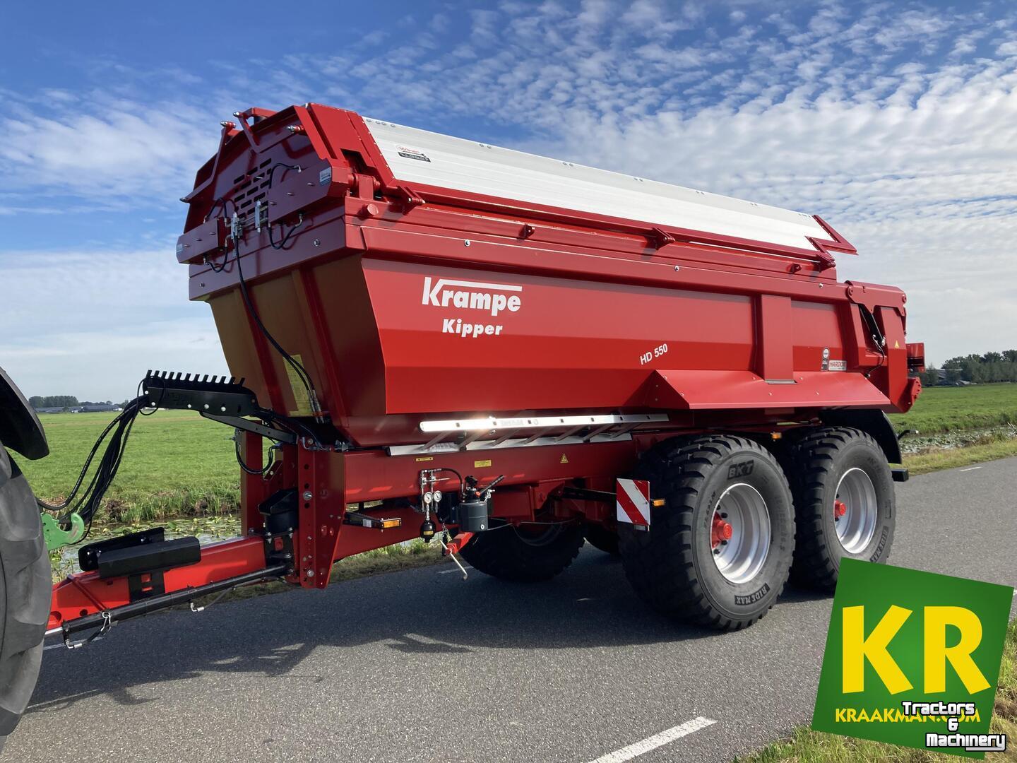 Gronddumper / Zandkipper / Grondverzetkipwagen / Dumper Krampe HD550