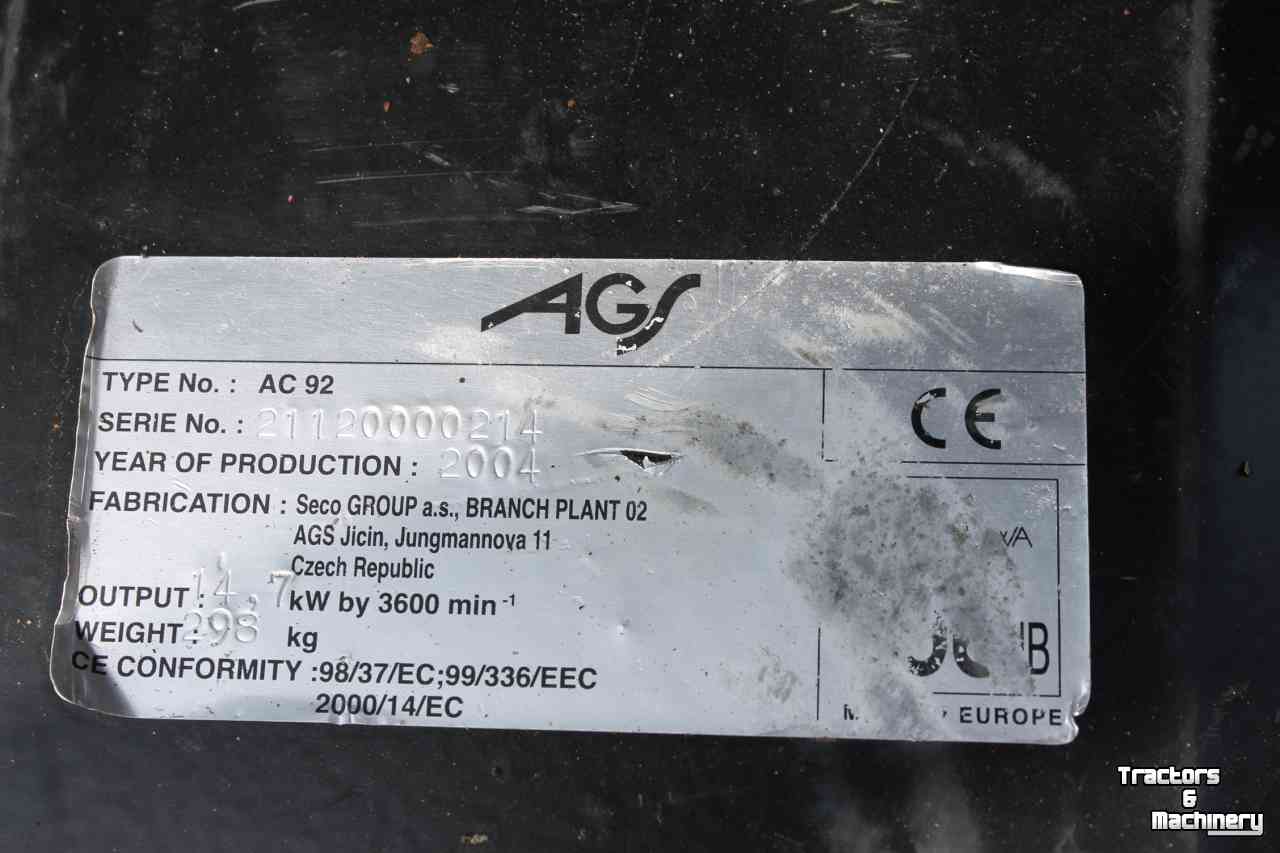 Zelfrijdende maaier Seco AGS AC92 Crossjet Super hellingmaaier laag-zwaartepunt maaier maaimachine zitmaaier ruwterreinmaaier
