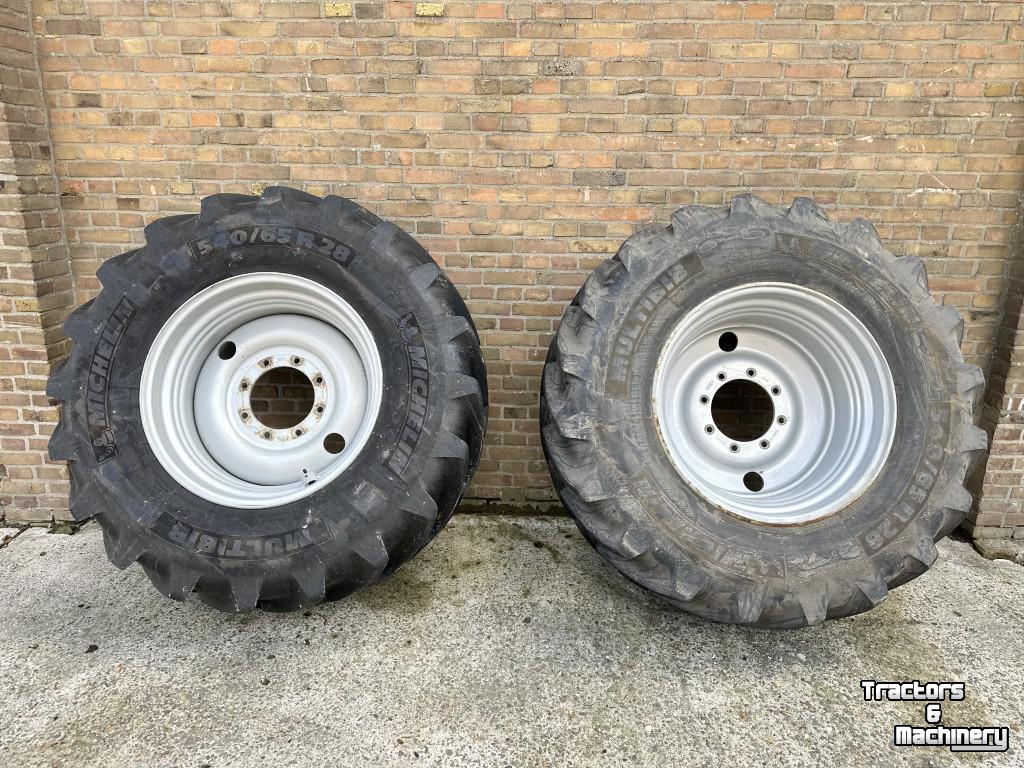 Wielen, Banden, Velgen & Afstandsringen Michelin 540/65R28 <> 650/65R38
