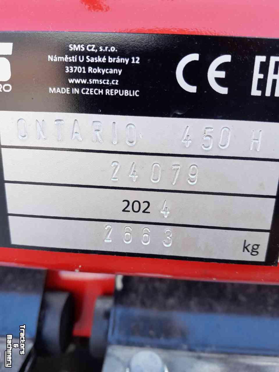 Schijveneg SMS Ontario 450H schijveneg