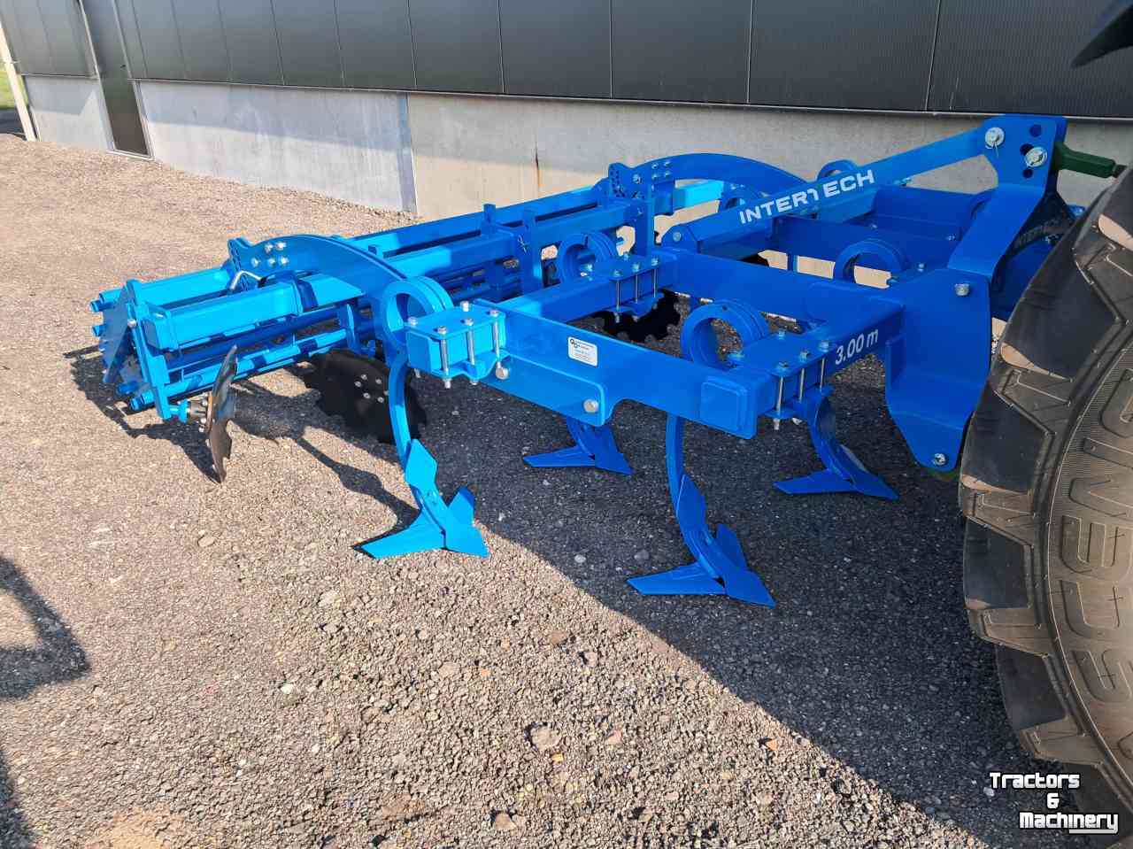 Cultivator  InterTech vleugelschaar cultivator 3M smaragd